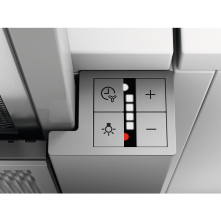 Hota incorporabila telescopica AEG DPE5660M, Putere de absorbtie 660 mc/h, 1 motor, 60 cm, Inox