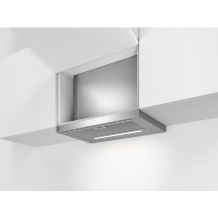 Hota telescopica incorporabila Electrolux LFP616X, Putere de absorbtie 600 mc/h, 1 motor, 60 cm, Inox
