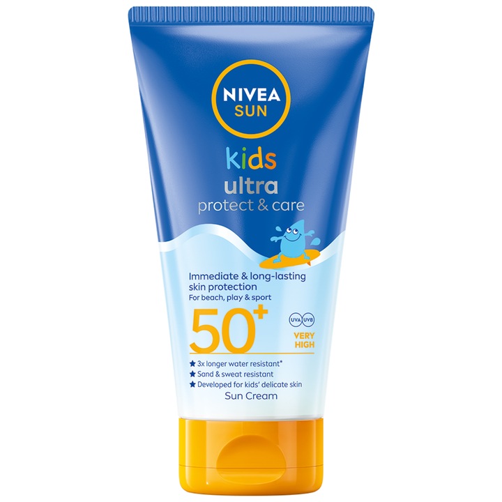 Fényvédő krém gyerekeknek Nivea Sun Ultra Protect & Play, SPF 50+, 150 ml
