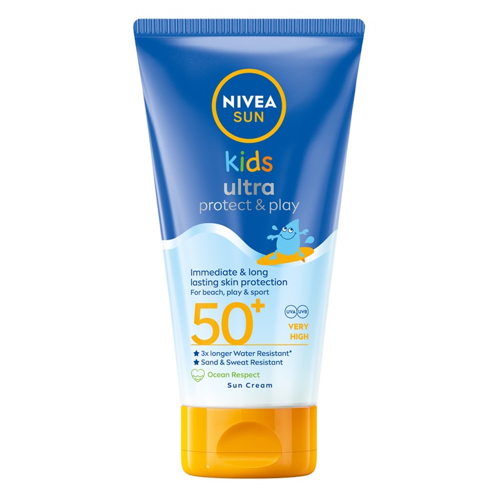 Слънцезащитен лосион за деца Nivea Sun Ultra Protect & Play, SPF 50+, 150 мл