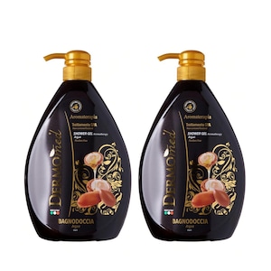 Set 2 bucati Gel de dus Dermomed cu argan, 1000 ml