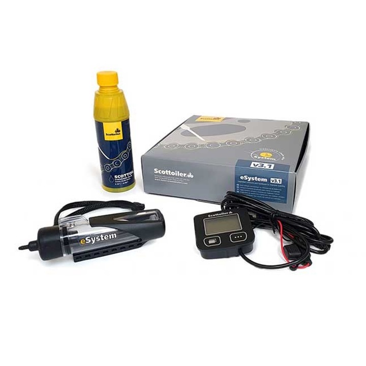 Sistem electronic ungere lant moto Scottoiler eSystem v3.1