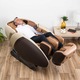 Fotoliu de masaj SAMADHI 2D+, zero gravity, Space, 6 moduri de masaj profesionale Bluetooth 3D, USB, Maro