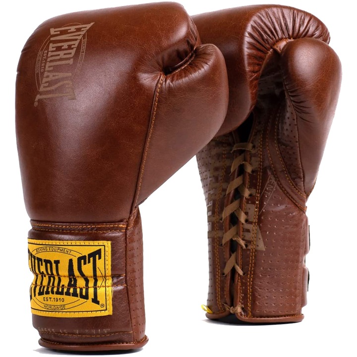 Боксови ръкавици EVERLAST 1910 Sparring, 12oz, Кожа, Кафяв