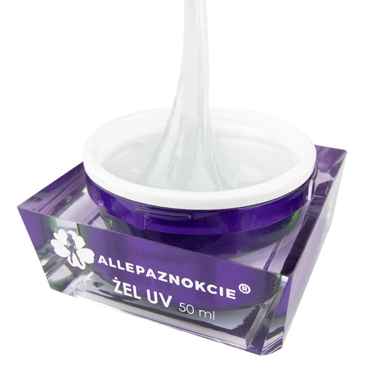 Körömgél, Allepaznokcie, Architect Gel, Átlátszó, 50 ml