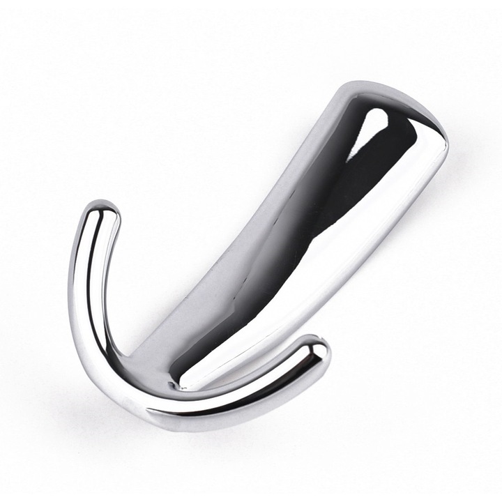 Agatatoare cuier Delfin, finisaj crom lucios CB, 120x73x40 mm