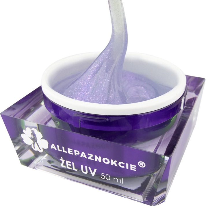 Köröm gél, Allepaznokcie, Jelly Moonlight Violet, Lila, 50 ml