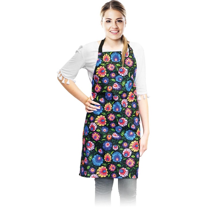 Sort bucatarie, 100% bumbac, Multicolor, Imprimeu Floral