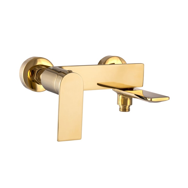 Baterie robinet de umplere cada si dus, LUNART, Auriu