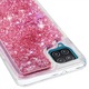Калъф, съвместим с Samsung Galaxy A22 4G, с вода и блясък, блясък, мода, защита на камерата, розов, PlanetPhone