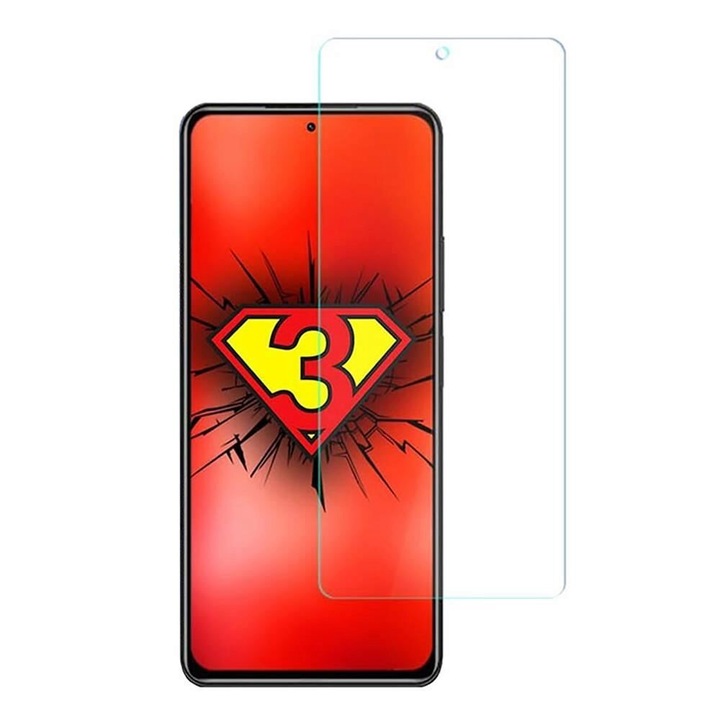 Folie ecran 3MK FlexibleGlass, pentru Xiaomi Redmi Note 11T 5G, Structura hibrida, 7H, 0.3 mm, Transparent