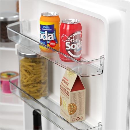 Frigider cu doua usi Tesla RD2100MS1, 207 l, Iluminare LED, Clasa F, H 143 cm, Silver