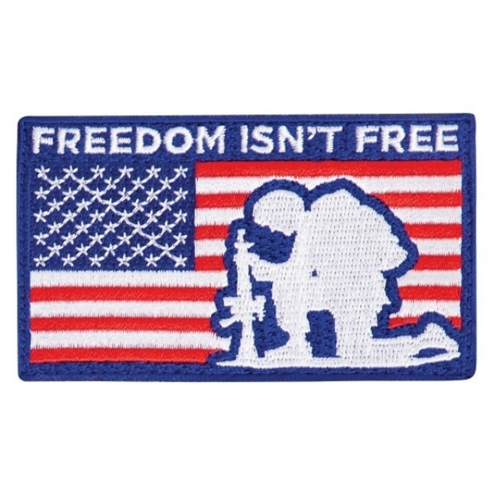 Patch Freedom Is Not Free, 7.8cm x 5.08cm