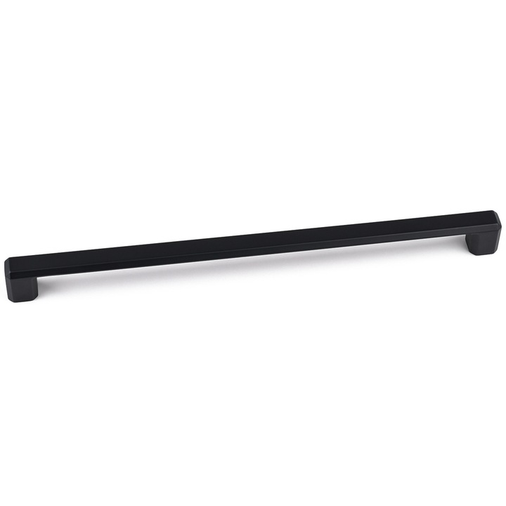 Maner pentru mobila Carli, finisaj negru mat CB, 320 mm