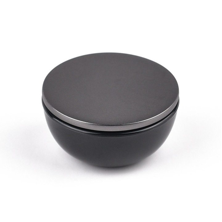 Buton pentru mobila Colin, finisaj negru gun metal CB, Ø 50 mm