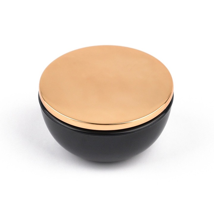 Buton pentru mobila Colin, finisaj aur lacuit CB, Ø 50 mm