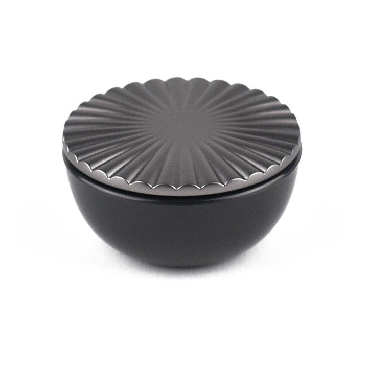 Buton pentru mobila Avery, finisaj negru gun metal CB, Ø 50 mm