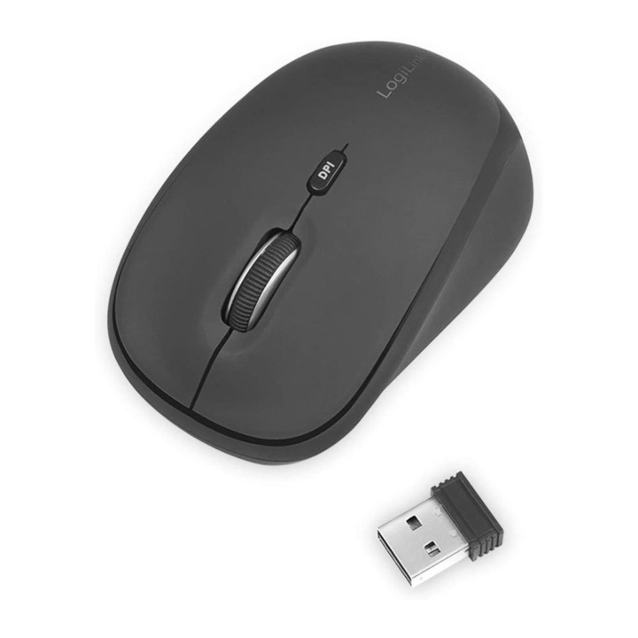 Mouse, LogiLink, USB, Negru