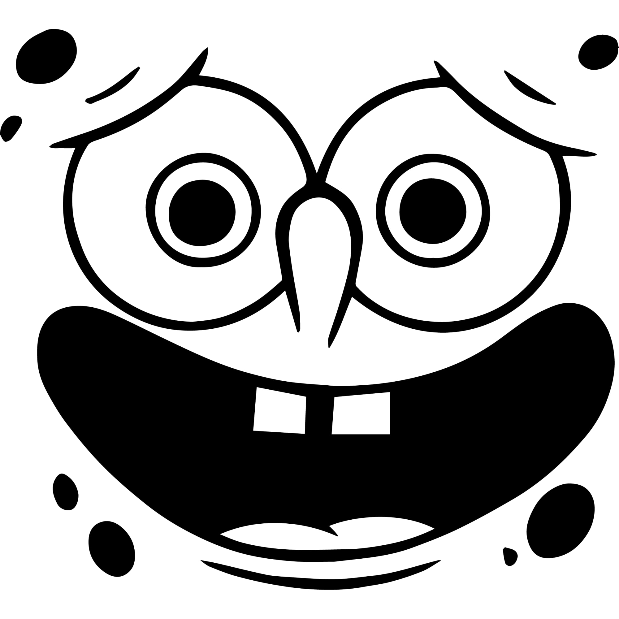 Sticker auto Spongebob, 30 cm eMAG.ro