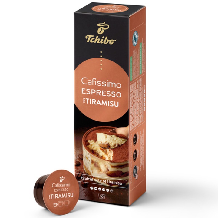 Cafea Tchibo Cafissimo Espresso Tiramisu, 10 capsule