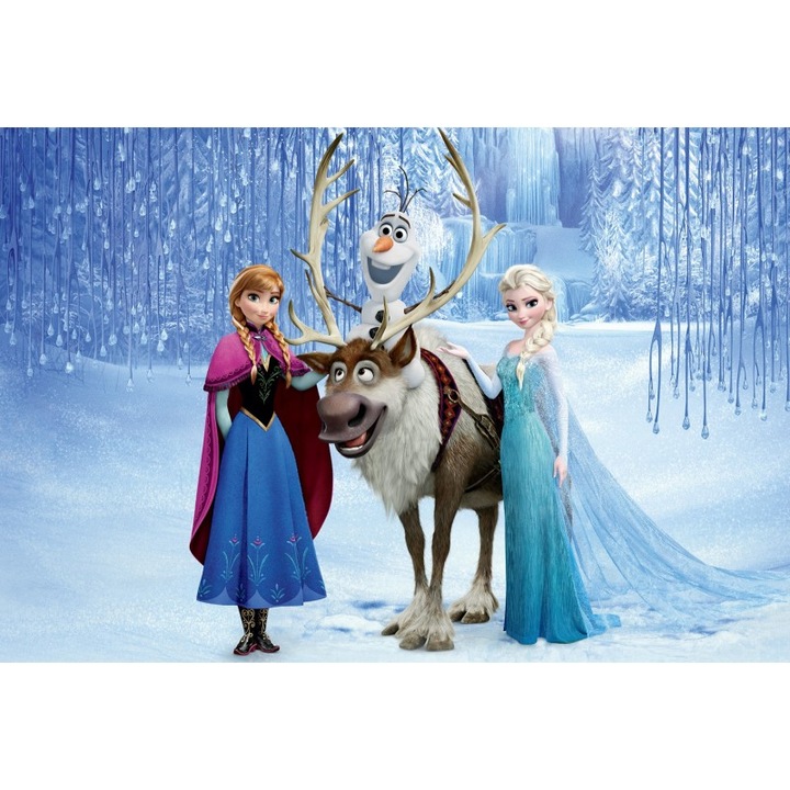 Poster Frozen Elsa & Anna, 61x90cm, poster404, Multicolor