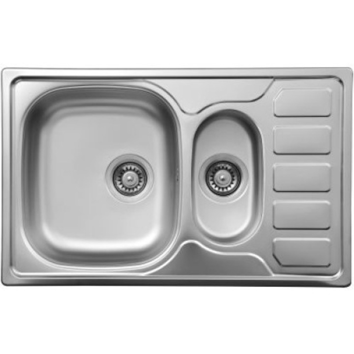 Chiuveta Deante, Otel, 58x50 cm, Argintiu