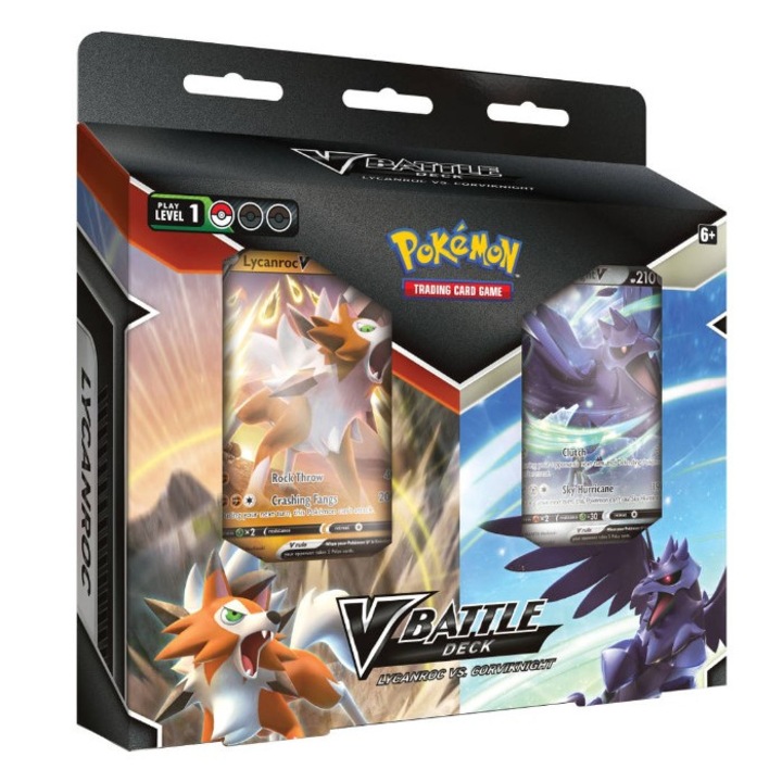 Карти за игра Pokemon TCG V, 6 години, Многоцветен