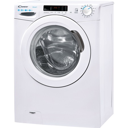 Masina de spalat rufe Candy CS 12102DE/1-S, clasa E, 10 kg, 1200 rpm, Easy Iron, Programe rapide de spalare, Hygiene, alba