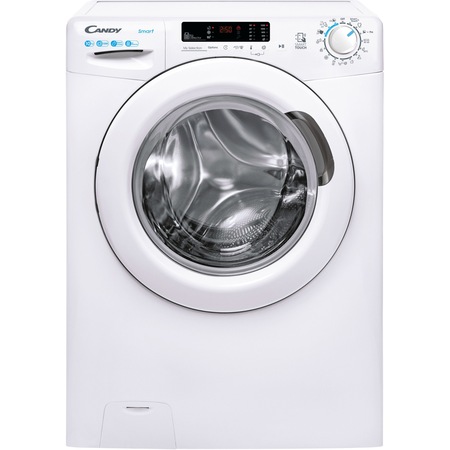 Masina de spalat rufe Candy CS 12102DE/1-S, clasa E, 10 kg, 1200 rpm, Easy Iron, Programe rapide de spalare, Hygiene, alba