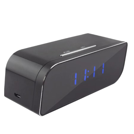 Mini Camera Spion, WI-FI IP Ascunsa in Ceas Desteptator, Spy, Microfon, Infrarosu, 1080P, Activare la Miscare