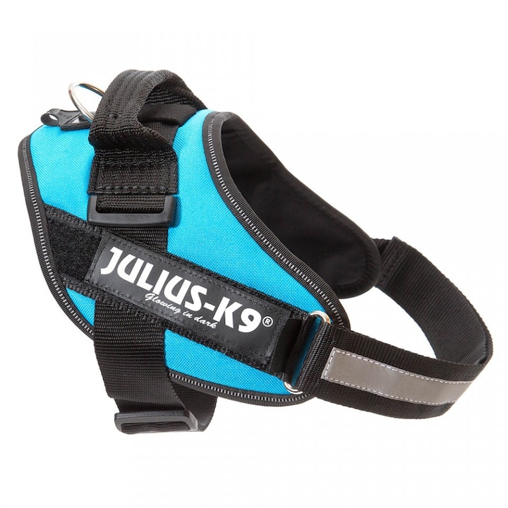 Julius K9 IDC Power Dog Harness, малка талия, 4-7 кг, тъмносин