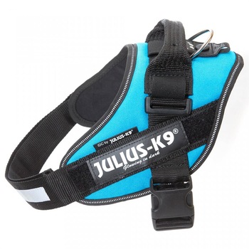 Ham IDC Power pentru caini Julius K9, Talie medie, 23-30 kg, Albastru marin Ham IDC Power pentru caini Julius K9, Talie medie, 23-30 kg, Albastru marin