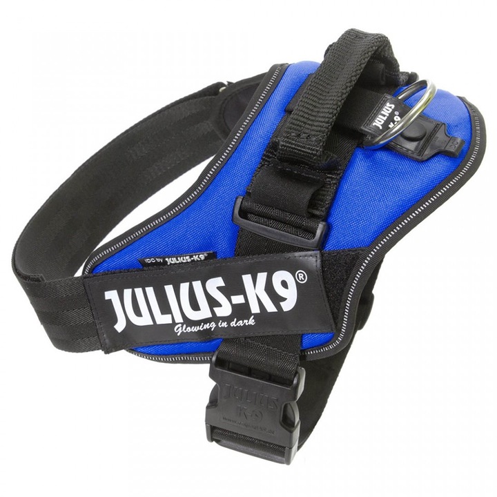 Ham IDC Power pentru caini Julius K9, Talie medie, 23-30 kg, Albastru
