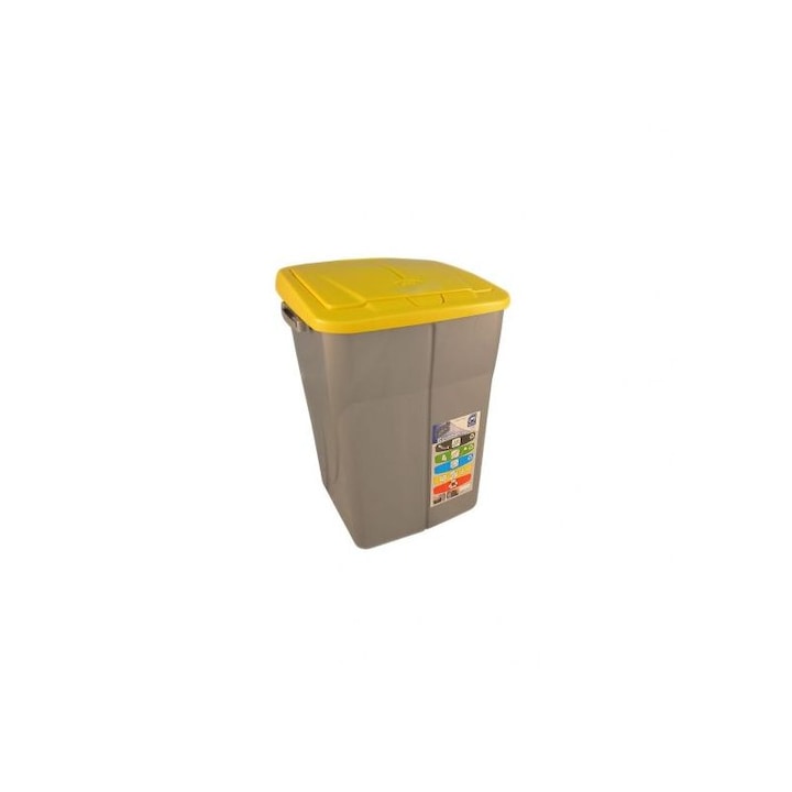 Cos gunoi, 45 litri, Ecobin Galben 1.43 kg