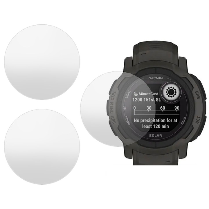 3 db SILKASE matt fólia készlet Garmin Instinct 2-höz 45 mm, szilikon, megújuló, teljes kijelző