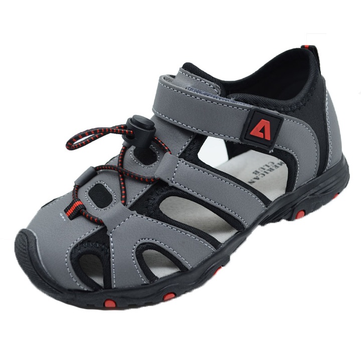 Ортопедични сандали за момче American Club XD32/22G-35, Сиви 76389