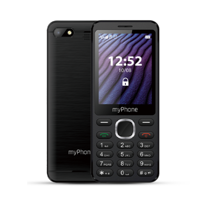 myPhone Maestro 2 mobiltelefon, Kártyafüggetlen, DUAL Sim, Fekete