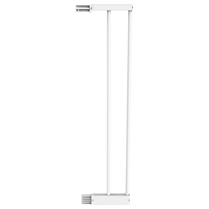 Extensie poarta de siguranta Noma, Metal, 15.5 x 3 x 73.5 cm, Alb