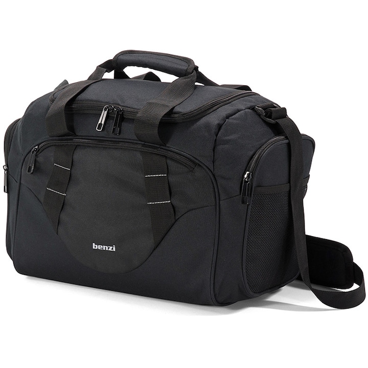 Пътна чанта Benzi BZ 5641, Полиестер, 44 cm, Черен