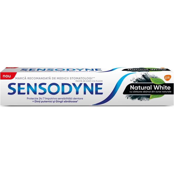 Sensodyne Natural White fogkrém, 75 ml