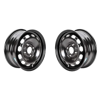 Set 2 Jante otel Peugeot 206 intre 08/00-03/09; 6Jx15 Set 2 Jante otel Peugeot 206 intre 08/00-03/09; 6Jx15