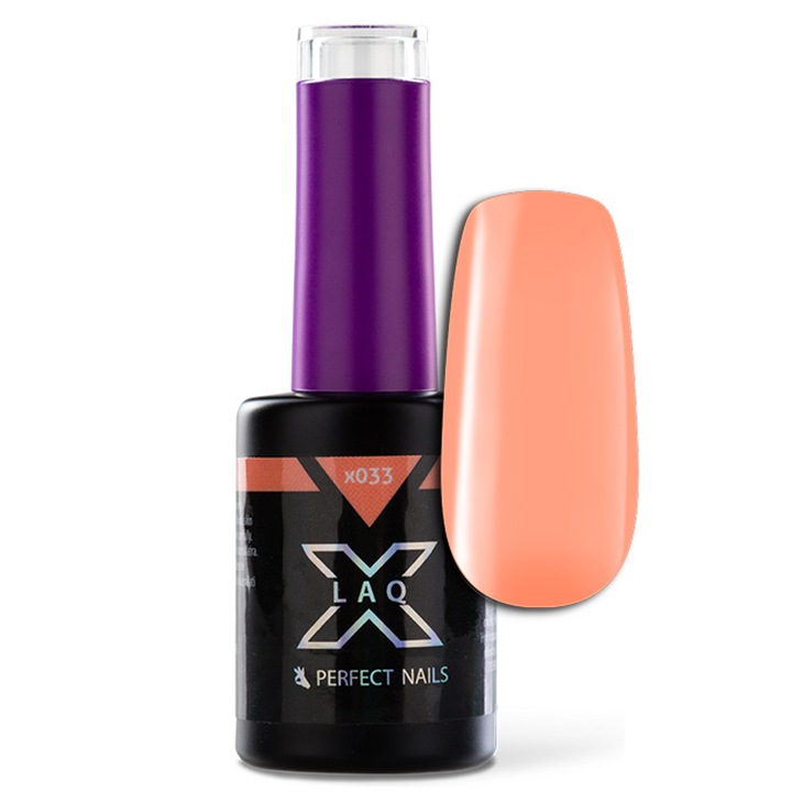 Perfect Nails LACGEL LAQ X GÉL LAKK 8ML - REEF X033 - CORAL