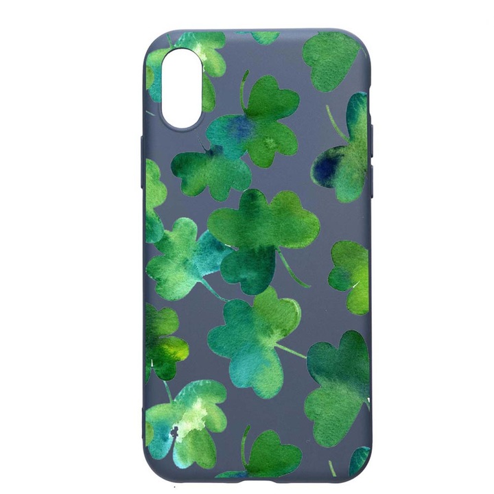 Силиконов калъф Unique за Huawei Y6 2019 / Y6s, Green leaf, Alaskan Blue, AB 697