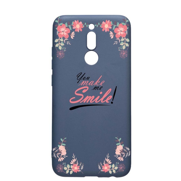 Силиконов калъф Unique за LG K40 / K12 Plus, You Make Me Smile, Alaskan Blue, AB 4