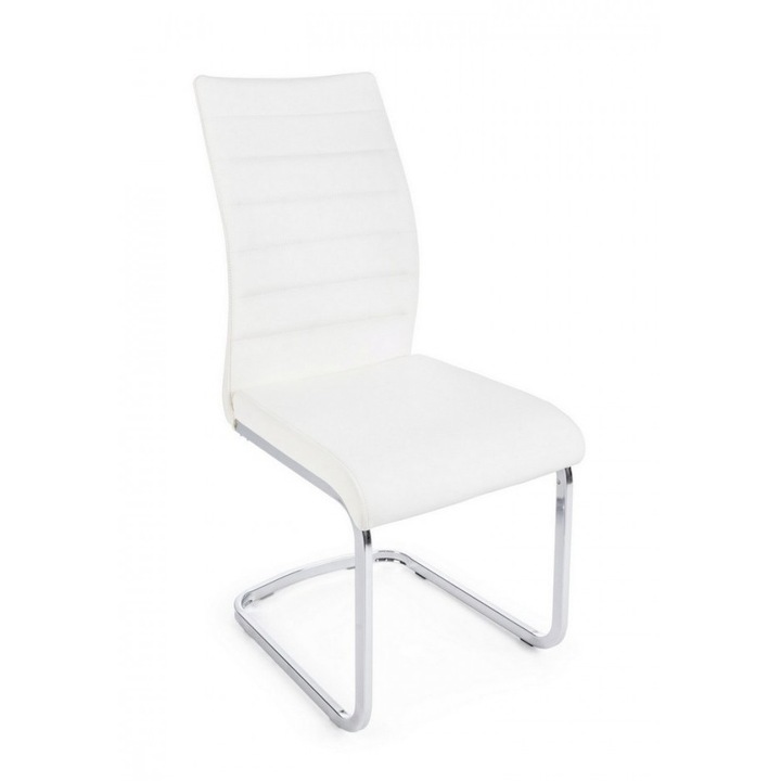 Set 4 scaune albe Myra 41x60x98 cm