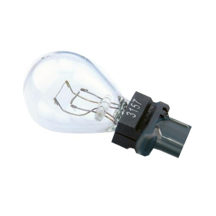 Set 10 becuri auto M-tech, P27, 12V, 7 W