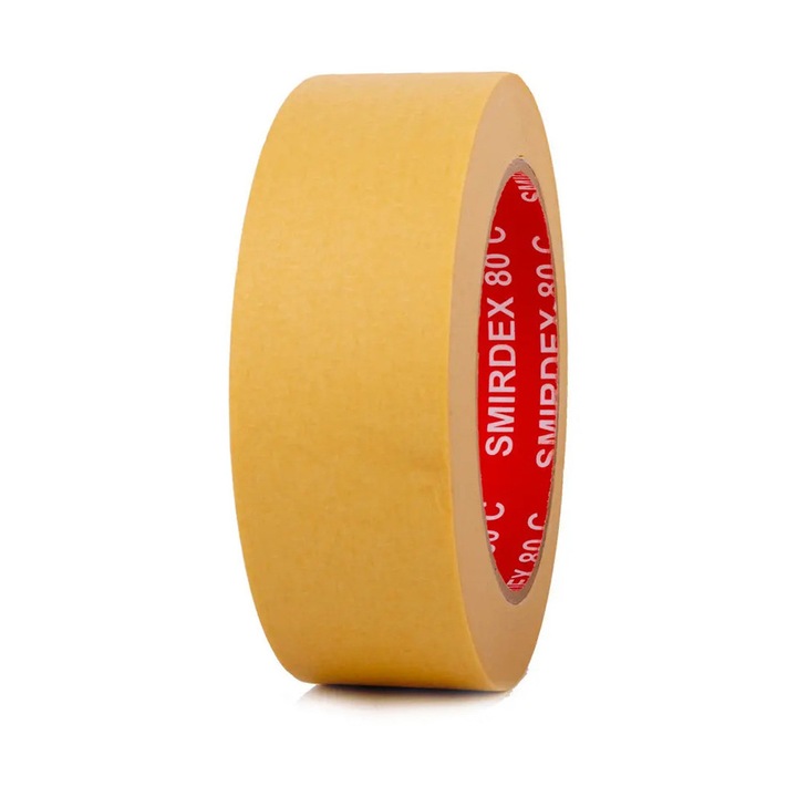 Banda de mascare auto hartie 80°C - SMIRDEX, 36mm x 45m