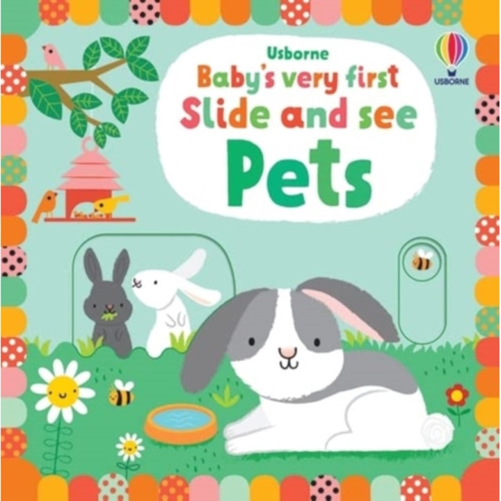 Детска книга Baby's Very First Slide and See Pets, Fiona Watt