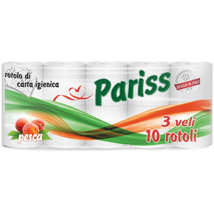 PARISS WC-papír készlet 10 db 3 rétegű