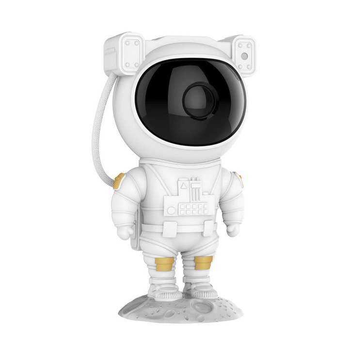 Proiectior stele, Model astronaut, Alimentare USB, Alb